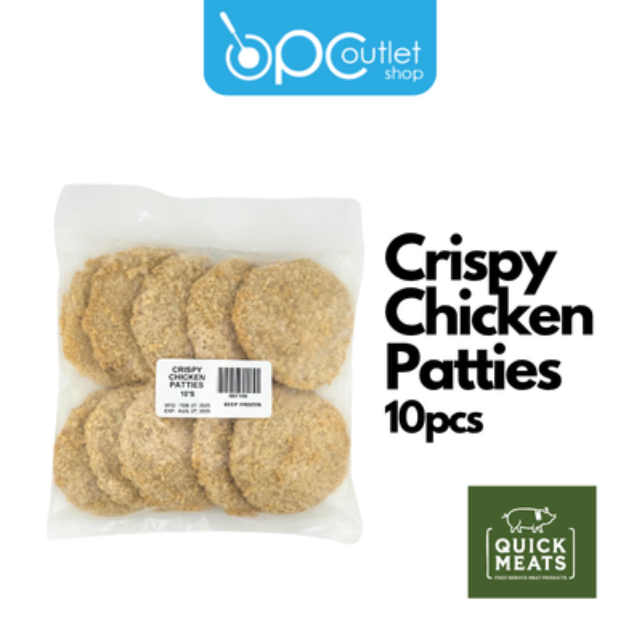 Quickmeats Crispy Chicken Patties 10s